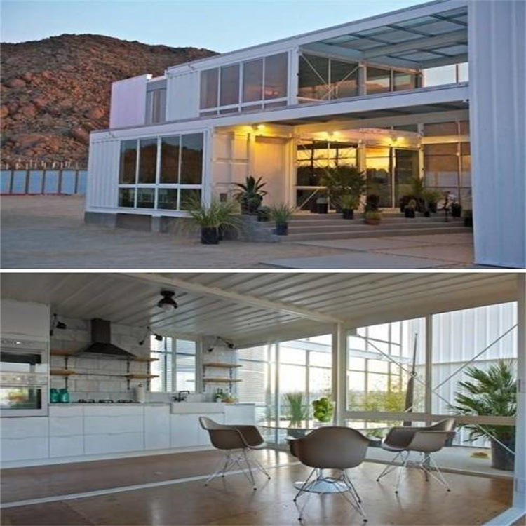 Flat pack small container shop bedroom luxury design style prefabricated box house