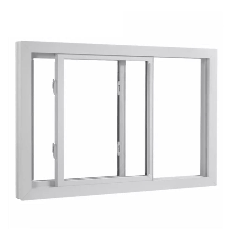 Ventanas corredizas de PVC, ventanas con pantalla para edificios, fábrica de fabricantes de puertas y ventanas