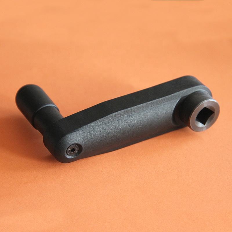 10*80 коромысло с квадратным отверстием и круглым отверстием, складная скрытая ручка, механическая поворотная кривошипная ручка