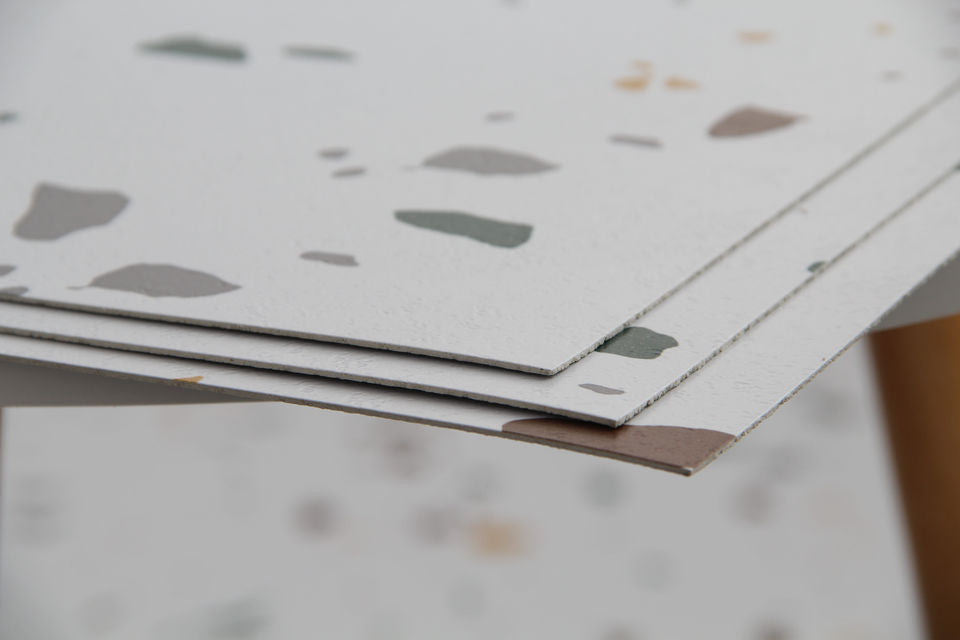 Водонепроницаемый каменный мраморный вид виниловая напольная плитка самоклеющееся пластиковое напольное покрытие