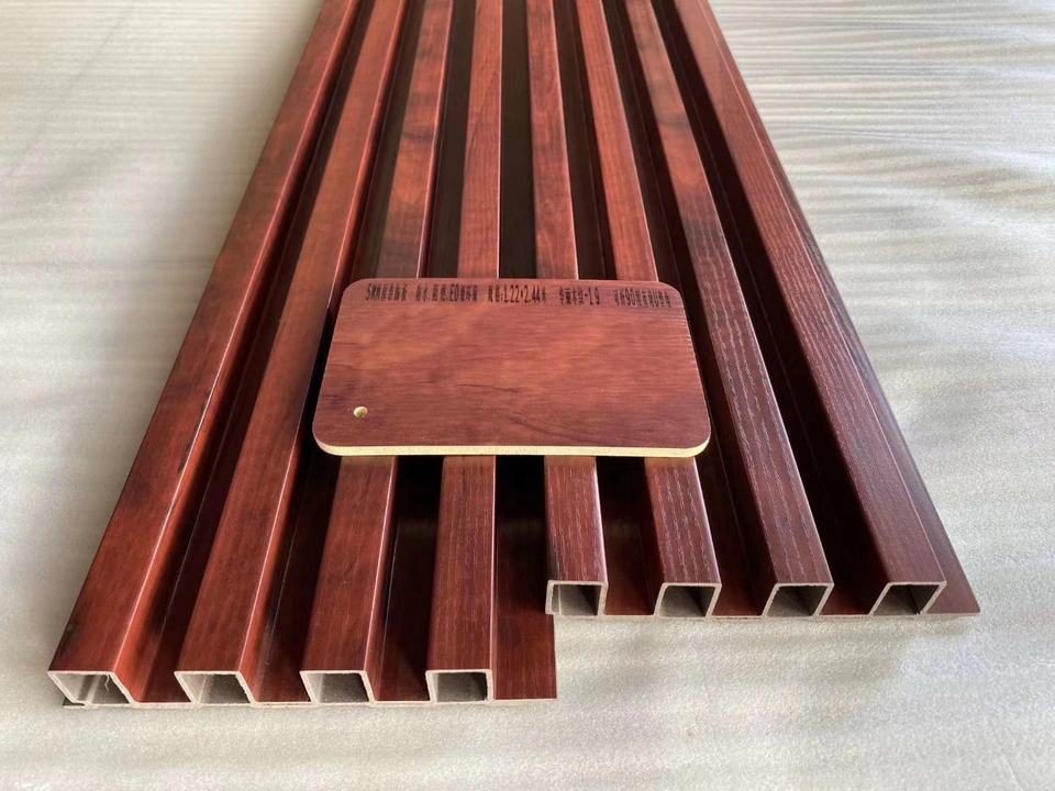 Wooden Grain PVC Wpc Wall Panels Designs for Decoration