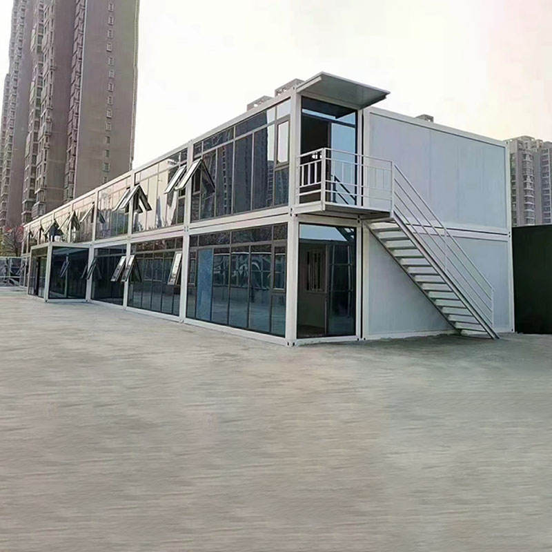 Outdoor prefabricated expandable container house mobile living container house