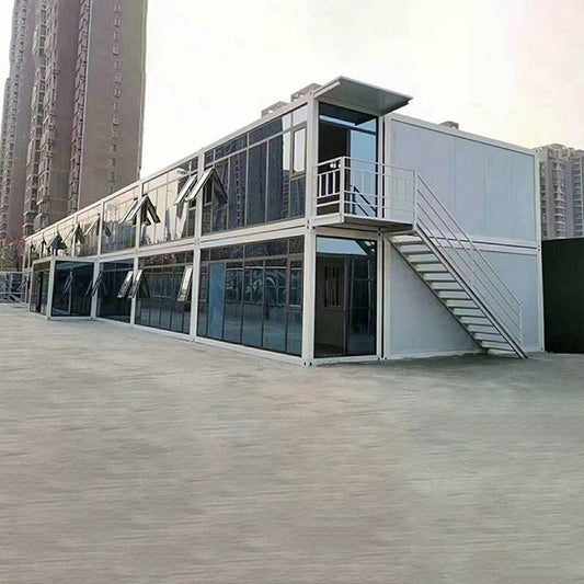 Outdoor prefabricated expandable container house mobile living container house