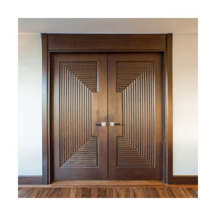 Double front entry front doors with windows french main modern wooden door design