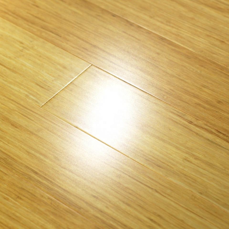 Suelo de bambú tejido con hebras, suelo de madera de bambú, suelo de bambú natural