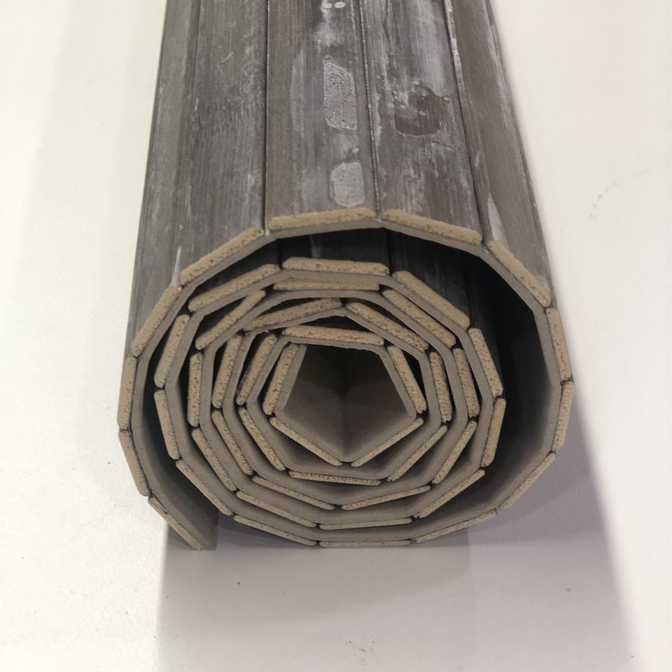 Alfombra ZNZ de bambú abierta con respaldo de EVA de 2mm de espesor, suelo de 52x20m/rollo para alfombra de baño, corredor de cocina