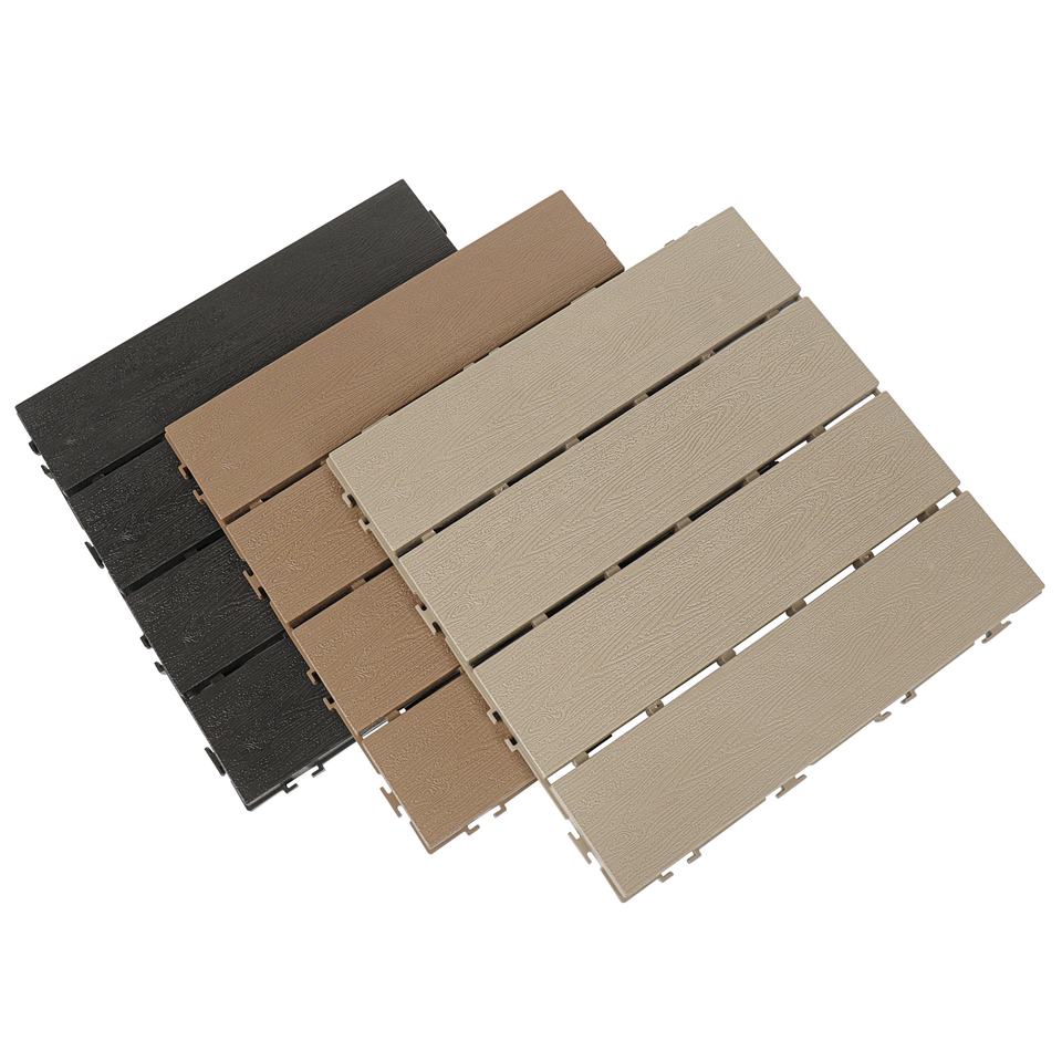 12 горячих продаж PP плитки на открытом воздухе дома и сада напольная плитка