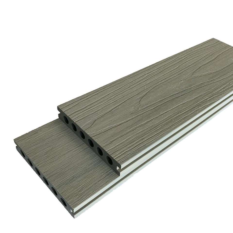 Cubierta de plástico de madera de larga duración, tableros de cubierta compuestos, suelo para Patio al aire libre, resistente a la intemperie, 138x23, resistente al agua