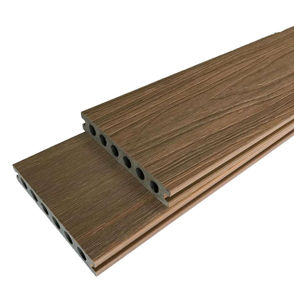 Cubierta de plástico de madera de larga duración, tableros de cubierta compuestos, suelo para Patio al aire libre, resistente a la intemperie, 138x23, resistente al agua