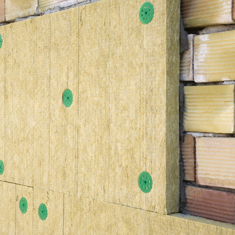 Free sample Rock wool roof rw3 rw6 thermal insulation 80kg/m3 50mm thick rock stone wool fiber board