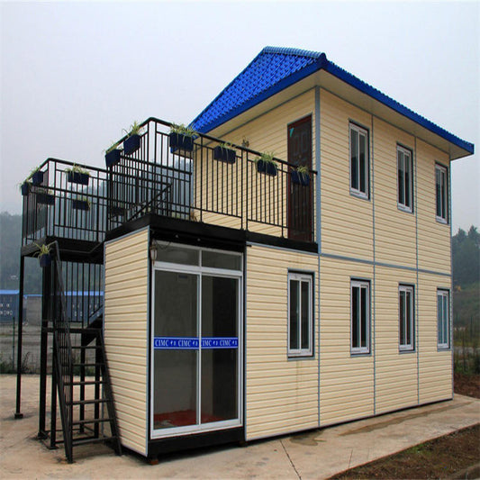 Flat pack small container shop bedroom luxury design style prefabricated box house