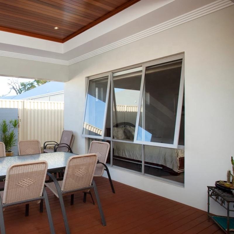 Алюминиевые противоударные навесы для окон и дверей с двойным остеклением, закаленное стекло, алюминиевые навесные окна