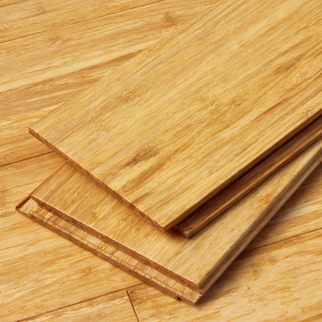 Suelo de bambú tejido con hebras, suelo de madera de bambú, suelo de bambú natural