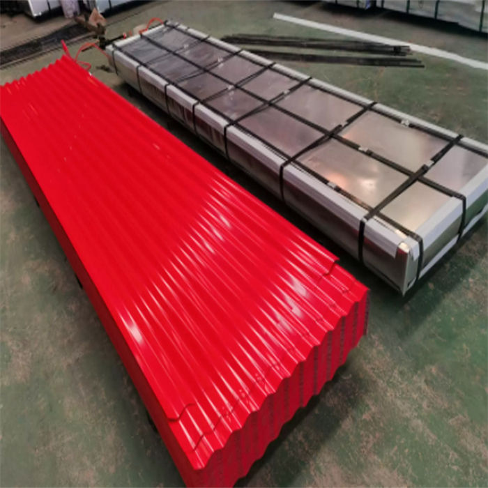 Manufacture Corrugated Galvanised Iron Sheets price per sheet Customized color galvanised steel roofing sheets