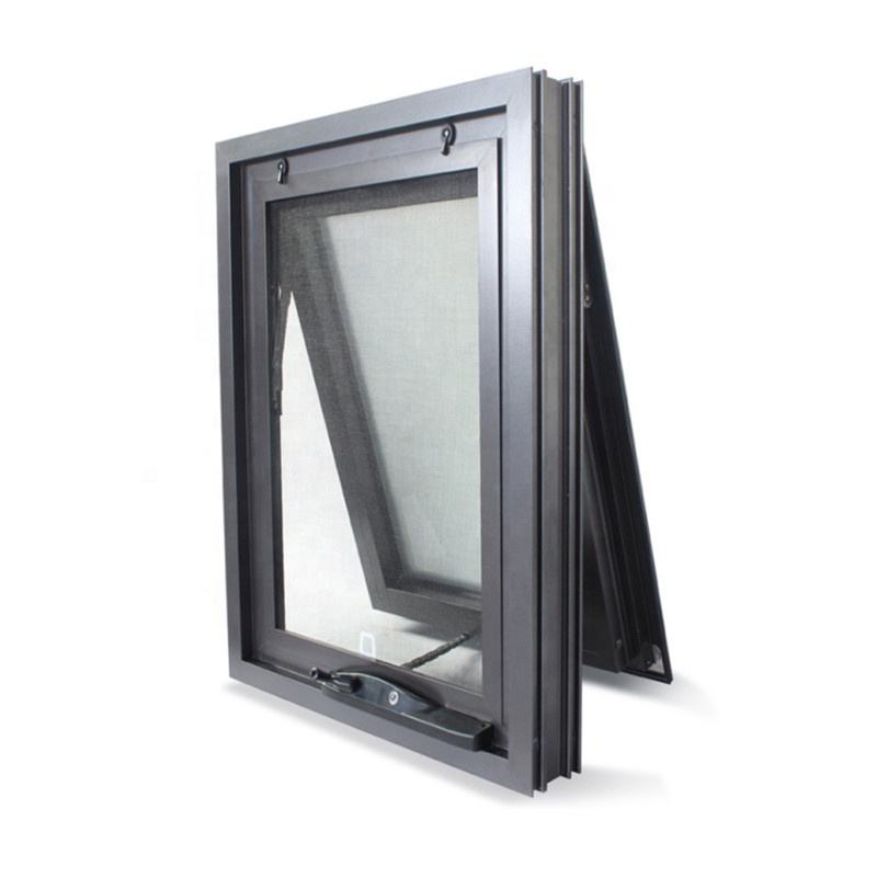 Алюминиевые противоударные навесы для окон и дверей с двойным остеклением, закаленное стекло, алюминиевые навесные окна