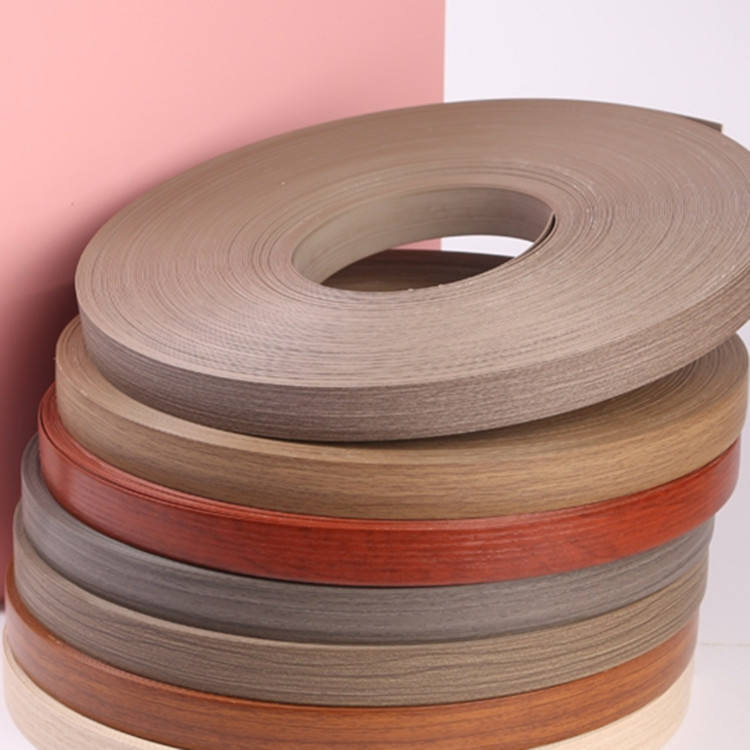 Accesorios para muebles, tira de sellado de borde de PVC de plástico para tablero de mdf, cinta para cantos