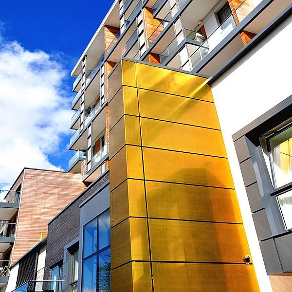 1100 Анодированный профиль Фасадная облицовочная панель Панели для наружных стен Алюминий Алюминиевый сплав Открытый CN; GUA 1,5 мм-6 мм