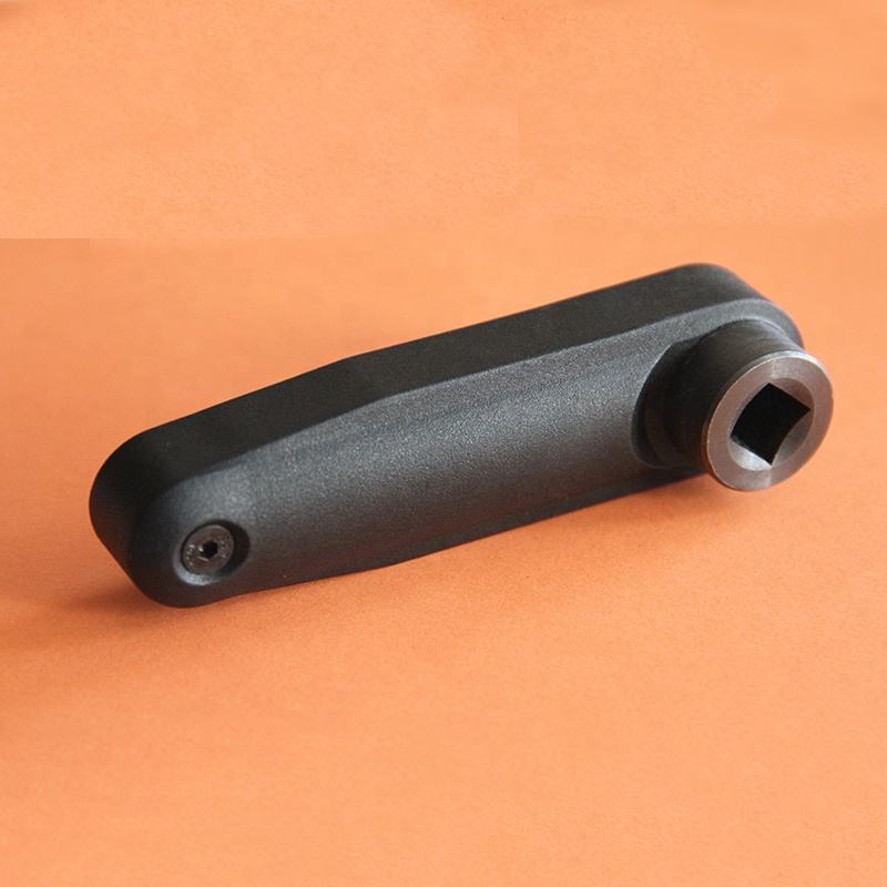 10*80 коромысло с квадратным отверстием и круглым отверстием, складная скрытая ручка, механическая поворотная кривошипная ручка