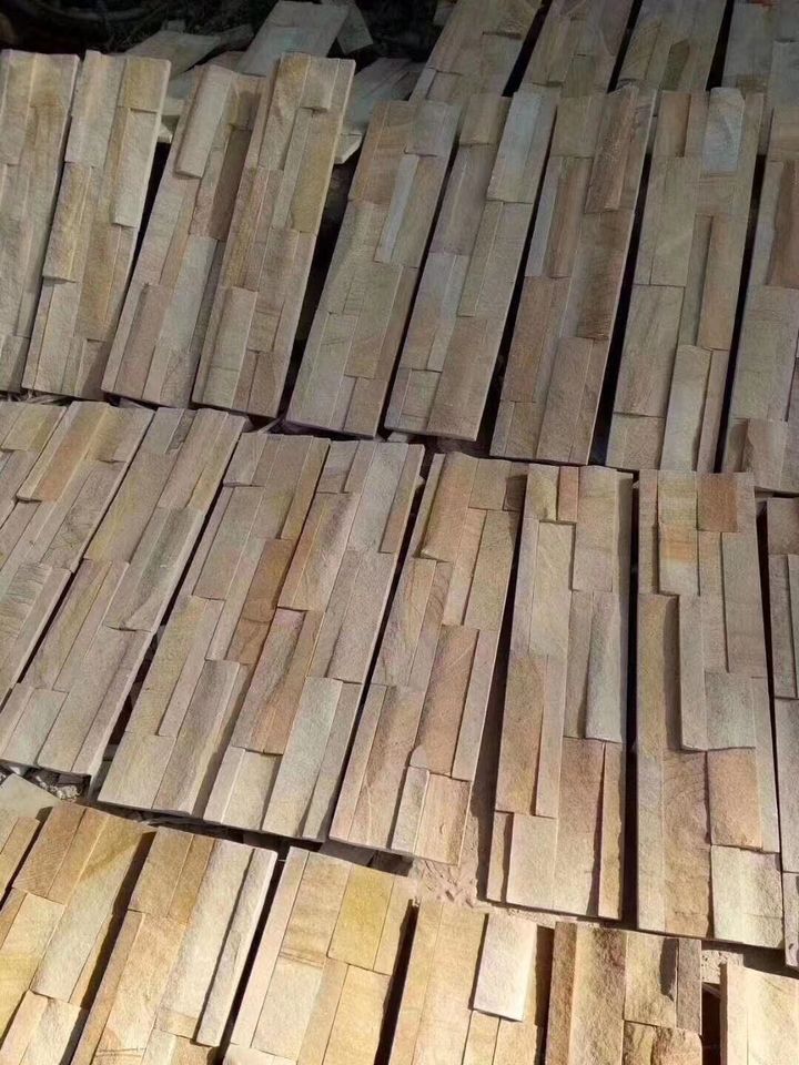 Natural sandstone decorative wall cladding panels Veneer Stone Panel culture stone