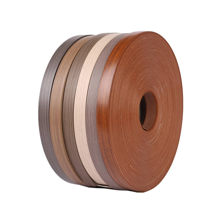Accesorios para muebles, tira de sellado de borde de PVC de plástico para tablero de mdf, cinta para cantos