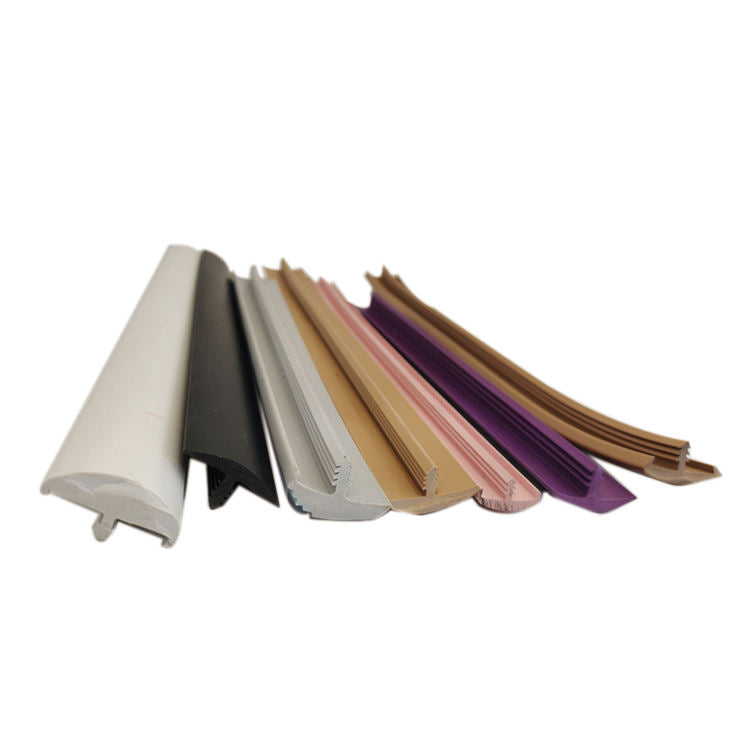 edge banding veneer edging furniture soft pvc t shape plastic edge band strip for tables