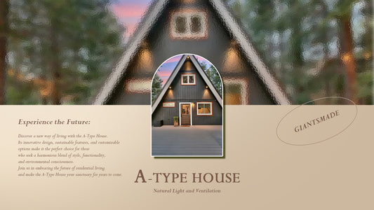 Introducing the A-Type House: Where Innovation Meets Comfort