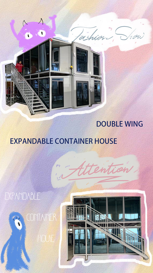 Embrace the Future Living: Introducing the Double Wing Expandable Container House