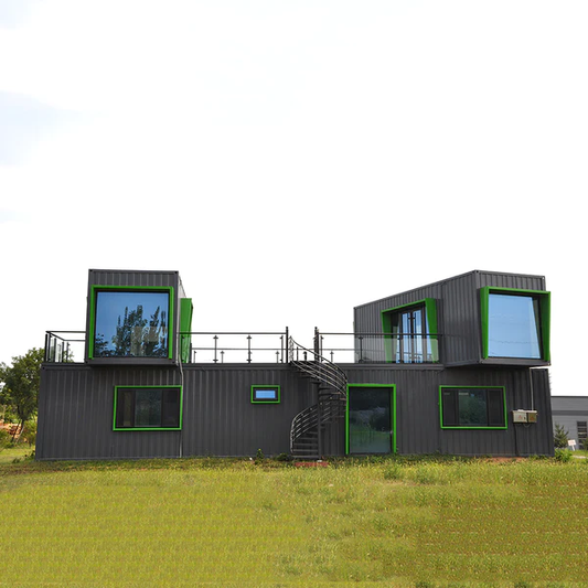 The Two-Story Shipping Container House