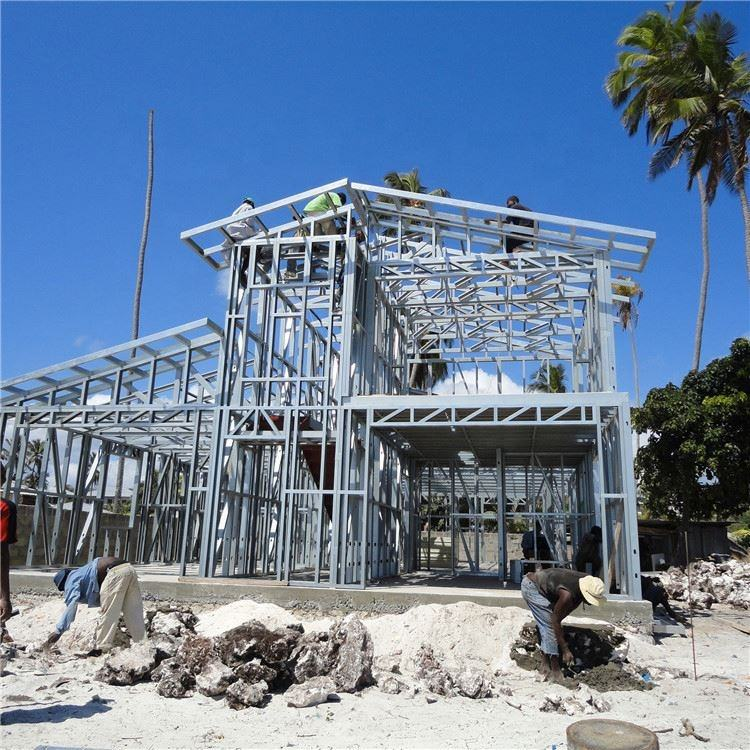 Hot Sales High Quality Latest Light Steel Structure Frame Prefab House Villa