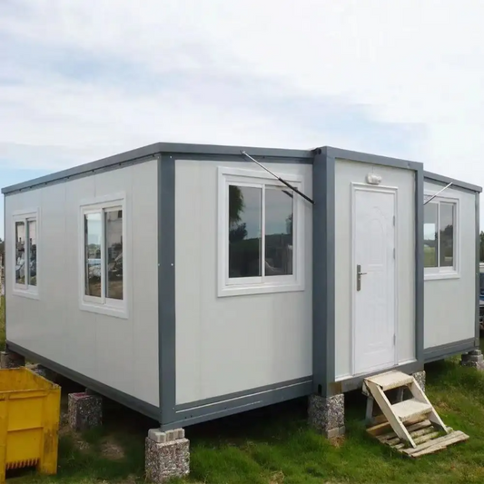 20ft Double wings customized prefab container house manufacturers