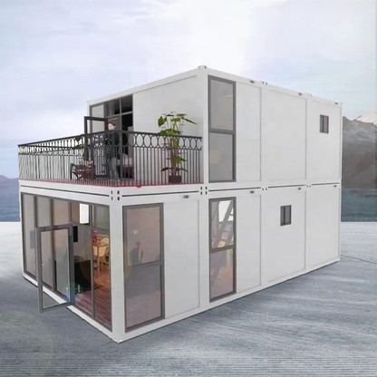 Prefab container house with solar electricity container house prefabricated 4 bedroom