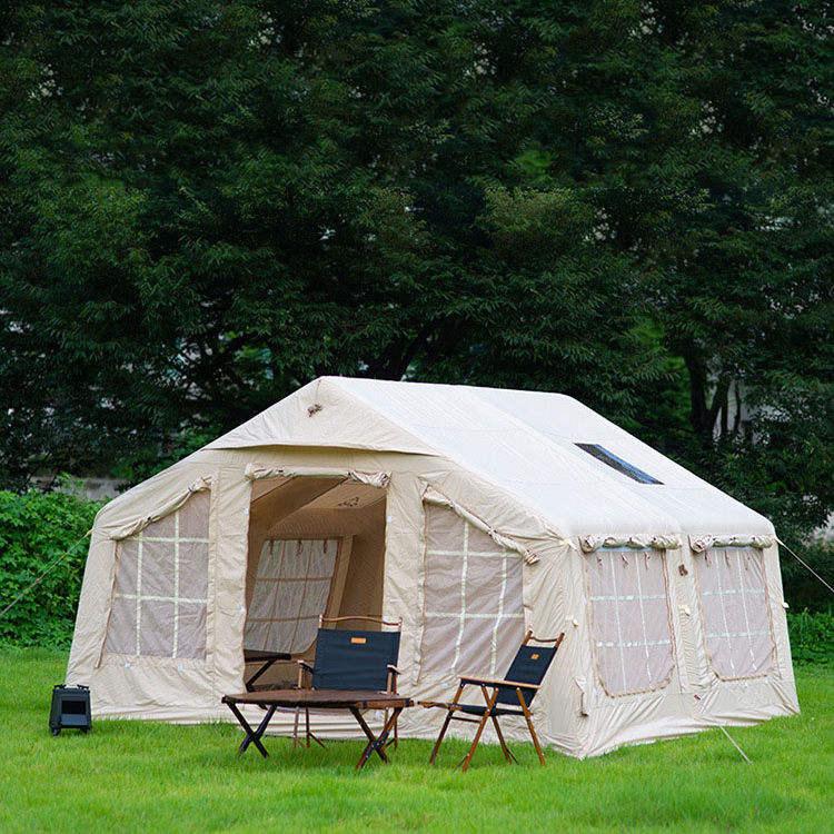 Надувная палатка для кемпинга на открытом воздухе, холст, настенная надувная палатка