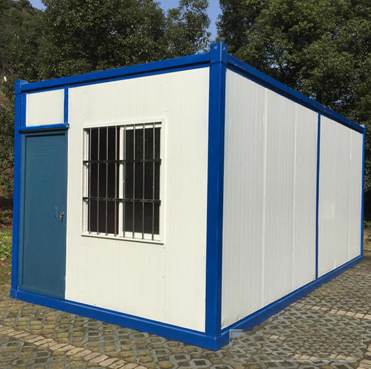 Prefabricated mobile flat pack container house
