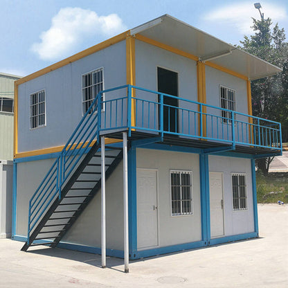 Stable Sandwich Panel Stackable Container Luxury Prefab House For Dormitory