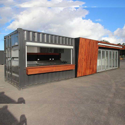 Colorful container homes 40ft luxury house shopping can be customized