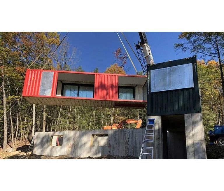 Prefab Cabin Container House Modern Design Prefabricated Steel Structure Container Houses