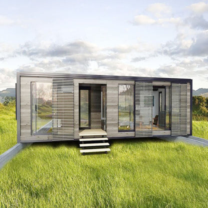 Expandable container house tiny prefab expandable prefabricated house