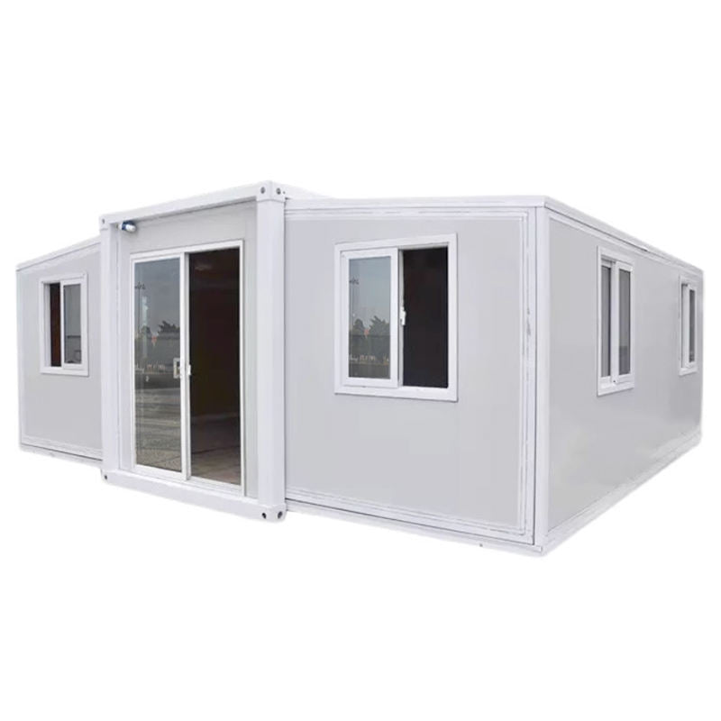 Expandable mobile house double wing folding house