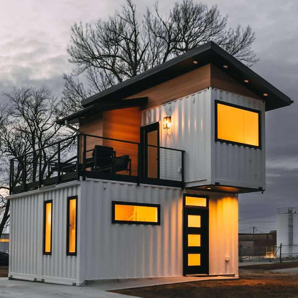 House modern villa prefabricated luxury container homes building price