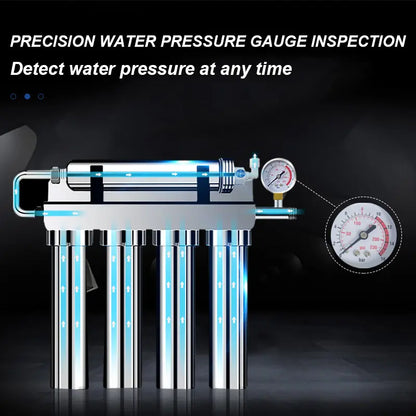 Purificador del agua del uF del acero inoxidable de las etapas del hogar 5 con la membrana ultra del filtro