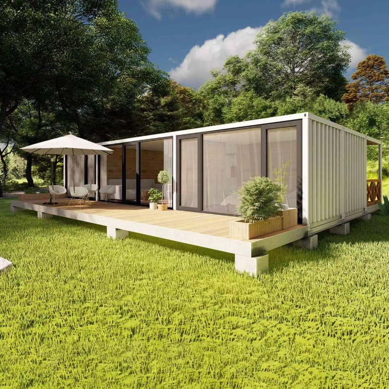 Modularization Building Light Steel Prefab House 20Feet Pre-Prefabricated Flat Pack Home ...