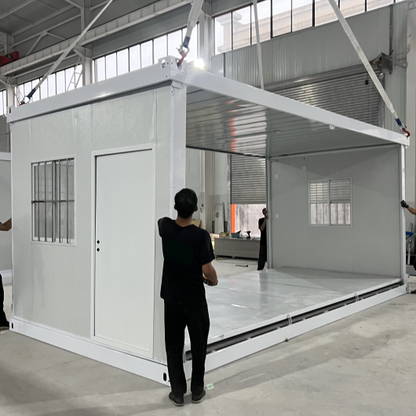 Folding fast assemble save space prefab container house