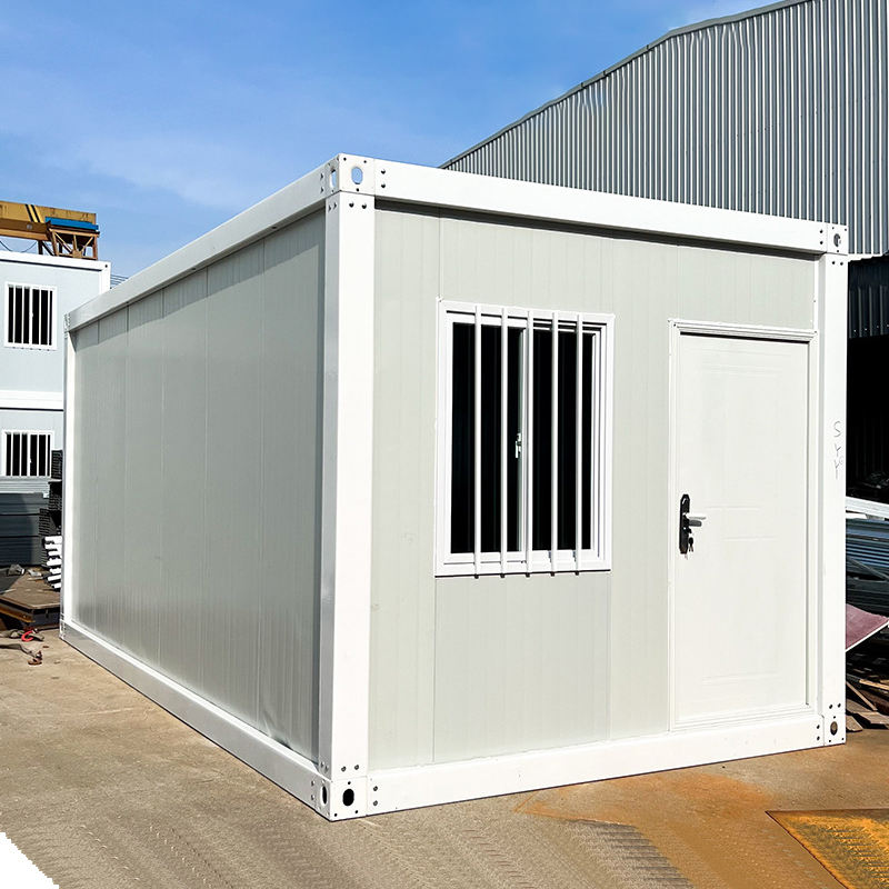 Portable modern prefab house for living / office / shop / warehouse