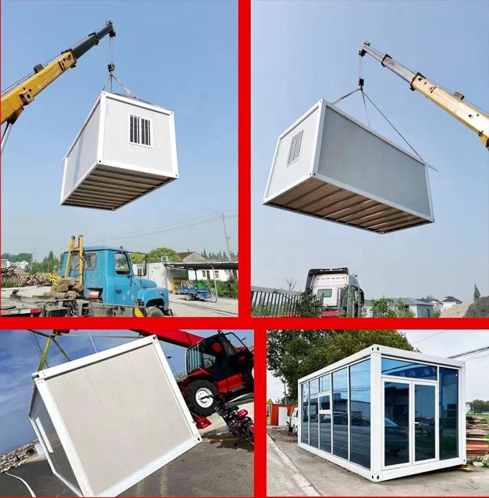 20-футовые контейнерные офисные крошечные жилые дома-контейнеры 
