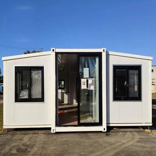 Foldable 2 bedroom expandable 20ft 40ft container house