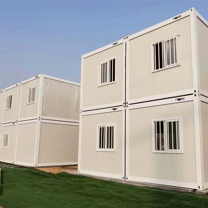 Casa modular prefabricada de contenedores de doble capa baja