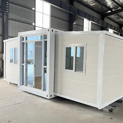 Expandable house prefabricated double-wing expansion box