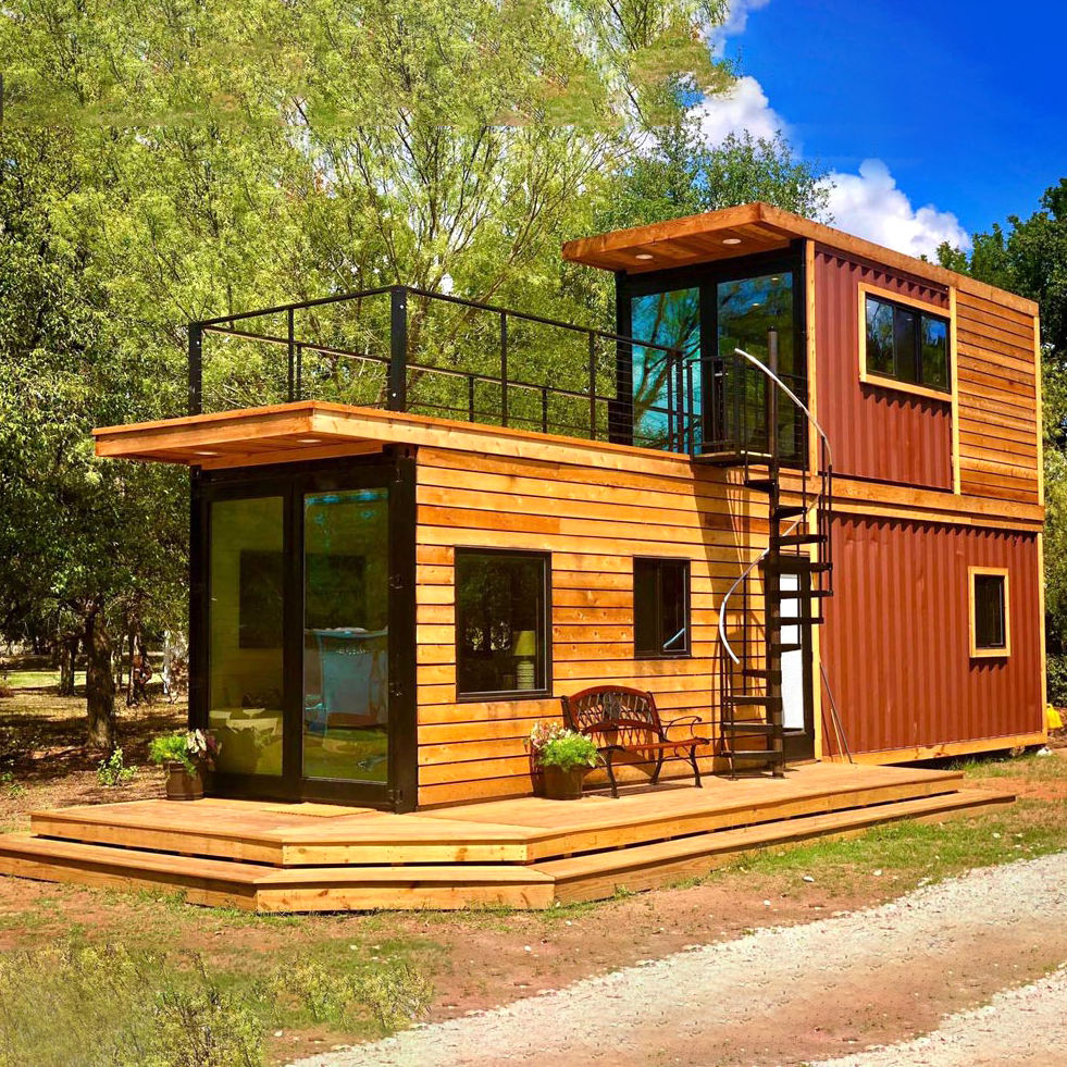 Prefabricated Container Homes Easy quick assembly prefab villa Coffee Shop container house