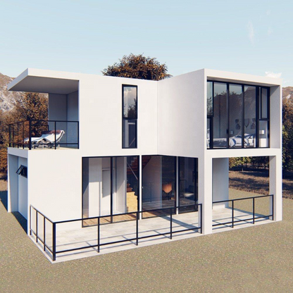 Custom Container House Prefab houses Movable Prefabricated House for villa, office