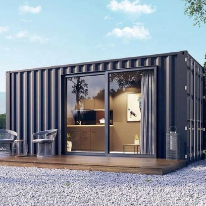 China supplier 20 40 foot luxury fabricated house 20ft prefab shipping container home houses